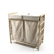 PORTABIANCHERIA CESTA DOPPIO