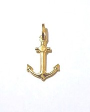 Ciondolo Ancora in ORO GIALLO