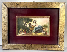 ANTIQUE OIL PAINTING MINIATURE