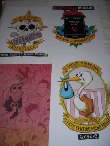 Zerocalcare set 4 poster - zerocalcare,
