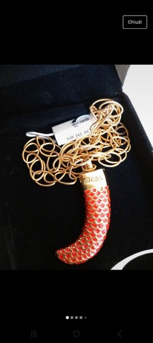 Collana corno pendente - collana,