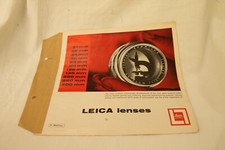  Brochure VINTAGE Leitz