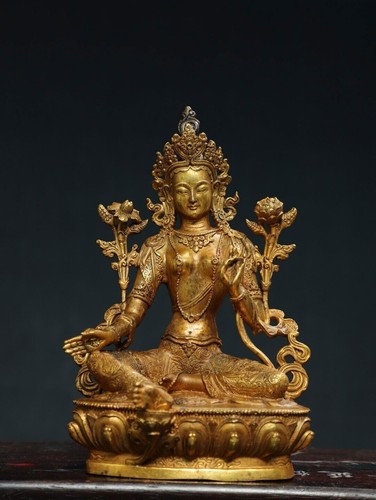 Statua buddha tara verde - statua,