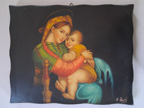 Capezzale madonna seggiola - madonna,