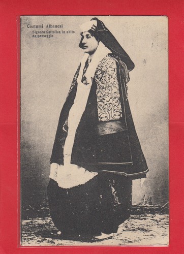 Costumi albanesi signora - costumi,