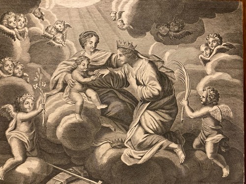 Incisione xvii santa caterina - xvii,