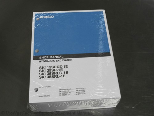 Manuale servizio escavatore - servizio,