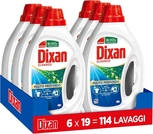 Dixan detersivo liquido - 6x,