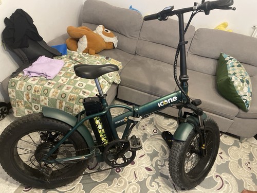 Bicicletta elettrica icone