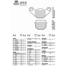 PASTIGLIE FRENO BREMBO 07026