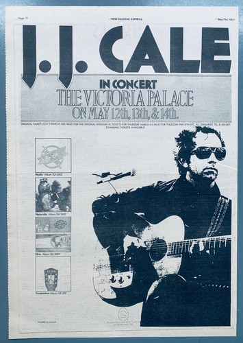 Cale 1977 poster - j.j.,