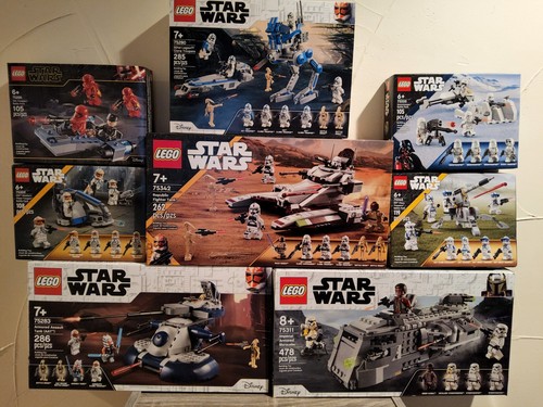 Lego star wars set - star, costruttori
