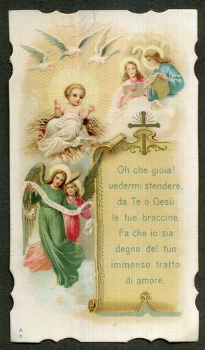 Santino holy card gesu - holy,