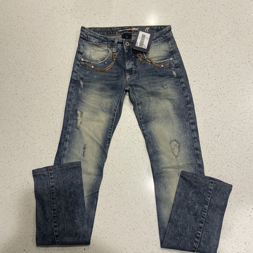 Please denim jeans button fly - please,