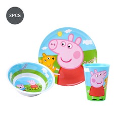 Peppa Pig Set Piatto, Ciotola
