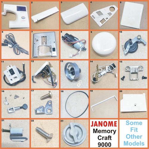 Ricambi originali janome 9000 - originali,