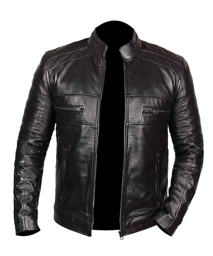 Giacca motociclista uomo café - uomo,