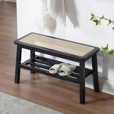 Panchina Da Interno Panca Scarpiera Panca Ingresso in Rattan Panca Legno per Sog