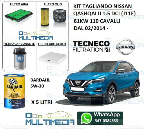 Kit tagliando filtri olio - kit,