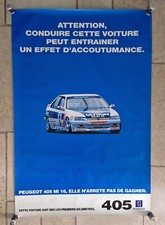 PEUGEOT 405 Mi 16 AFFICHE
