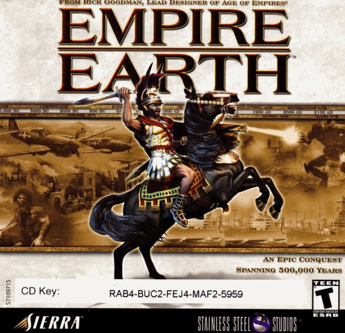 Empire earth rom con - pc, cd-rom