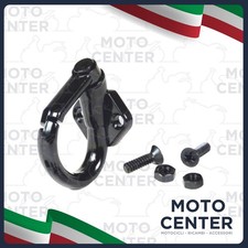 GANCIO PORTA BORSE NERO PIAGGIO VESPA 50 90 125 - PX - TS - GT - SUPER - SPRINT