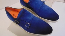 SANTONI LOAFERS 42 GENUINE