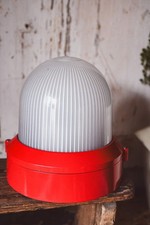 Lampada da esterno vintage rossa - stile Industrial - Magazzino