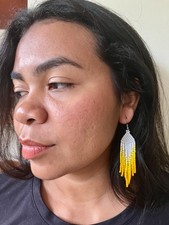 Orecchini etici con perline