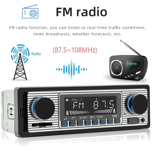 Autoradio classico vintage con