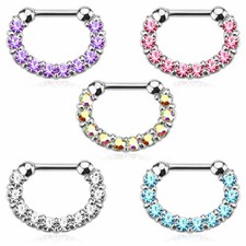 Piercing setto clicker