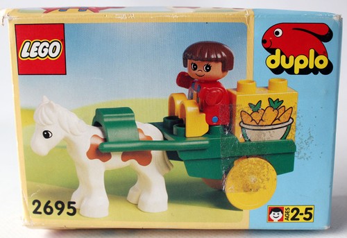 Raro carro carrozza - pony, lego