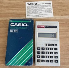 2 calcolatrici Casio vintage -