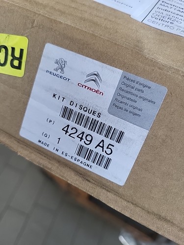 Coppia dischi freno - freno, anteriore