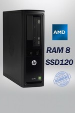 Computer HP Pro AMD A6-5400 Ram 8GB ssd 120gb DVD PC Windows 11  Testato