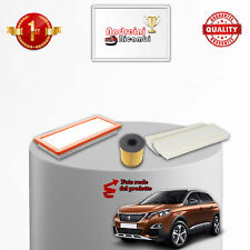 KIT TAGLIANDO 3 FILTRI PEUGEOT 3008 II 1.6 THP 121KW 165CV DAL 2016 ->