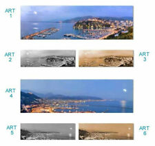 QUADRO MODERNO stampa su tela NAPOLI varie misure TELAIO 3,5 MADE IN ITALY AR 6