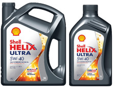 Kit cambio olio Shell Helix Ultra 5W/40 5 litri (4+1)
