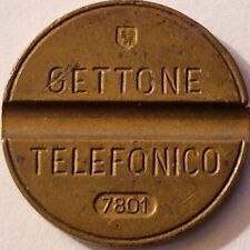 GETTONE TELEFONICO ZECCA ESM 7801- EMILIO SENSI MILANO GENNAIO 1978 RARO