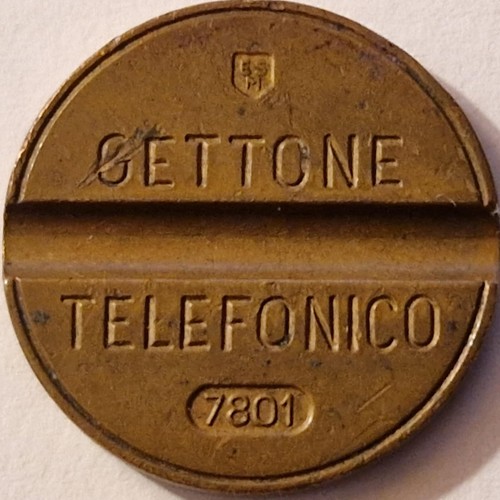 Gettone telefonico zecca esm - telefonico,
