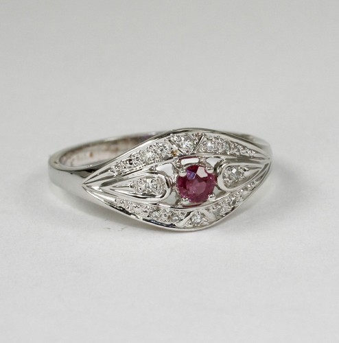 Anello oro bianco - oro, 14