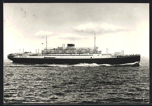Cartolina nave passeggeri - , mn