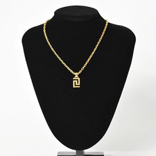 VERSACE Necklace Men's Greca