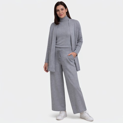Set tre pezzi donna grigio