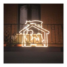 Lotti Presepe (L115 H115 cm) luce fissa (1pz) 1320 luci - LED Bianco caldo 40472