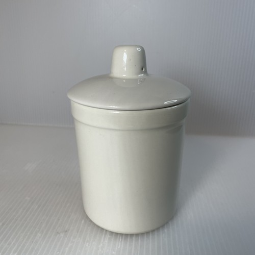 Crock con coperchio - alto, 6