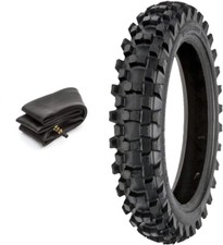 COPERTONE MINI CROSS 2.50 - 10 + CAMERA GOMMA TASSELLATA MINIMOTO MINICROSS 10”