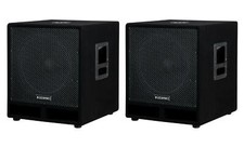 COPPIA SUBWOOFER DJ PA DISCO