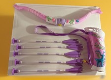 Disney Tangled Rapunzel Quiver Bow & Arrow  Set Toy Cosplay Halloween Costume