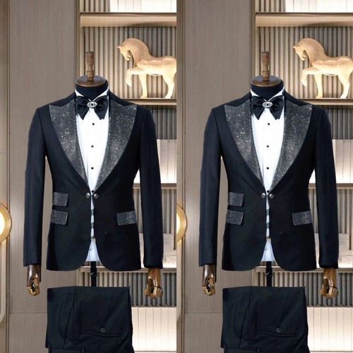 Cappotto glitter bavero pizzo